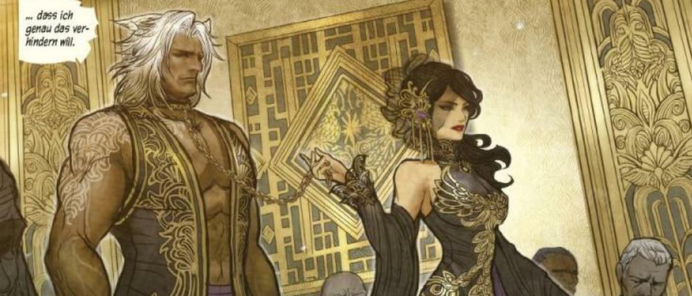 „Du solltest keine Leute essen.“ Eine Seite aus dem besprochenen Band.