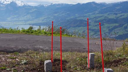 Besetzte Schweiz. Ein arkadischer Quadratmeter am Ächelipass im Kanton Obwalden.