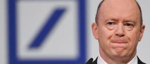 Schwierige Zeiten: Deutsche-Bank-Vorstandschef John Cryan.