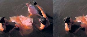 Geruchsexperimente. Videostill aus Anicka Yis Installation "The Flavor Genome" (2016).