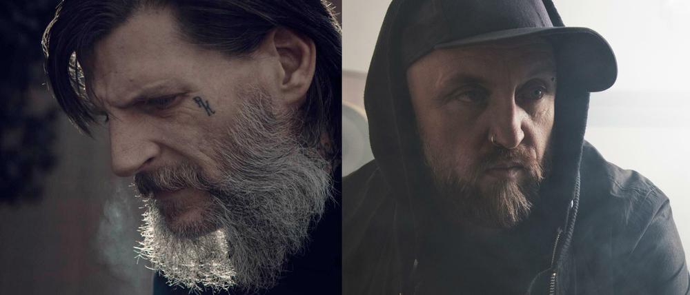 Düstere Musik, düstere Typen: The Bug und Dylan Carson.