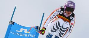 Viktoria Rebensburg wurde in St. Moritz Vierte im Super-G.
