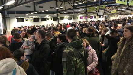 So sieht es derzeit am Flughafen Schönefeld aus.