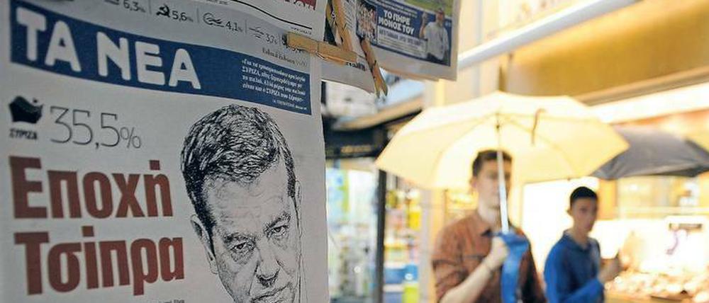 Akut bedroht. Die Tageszeitung „Ta Nea“ kämpft ums Überleben.