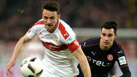 VfB-Kapitän Christian Gentner grüßt jetzt von der Tabellenspitze.