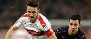 VfB-Kapitän Christian Gentner grüßt jetzt von der Tabellenspitze.