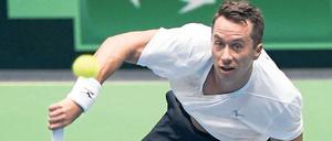 Nicht gut drauf. Kohlschreiber verlor sein Spiel völlig überraschend. 
