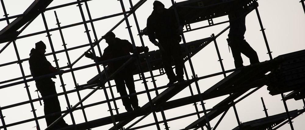 Am Staat vorbei. Schwarzarbeit ist auf dem Bau immer noch weit verbreitet.