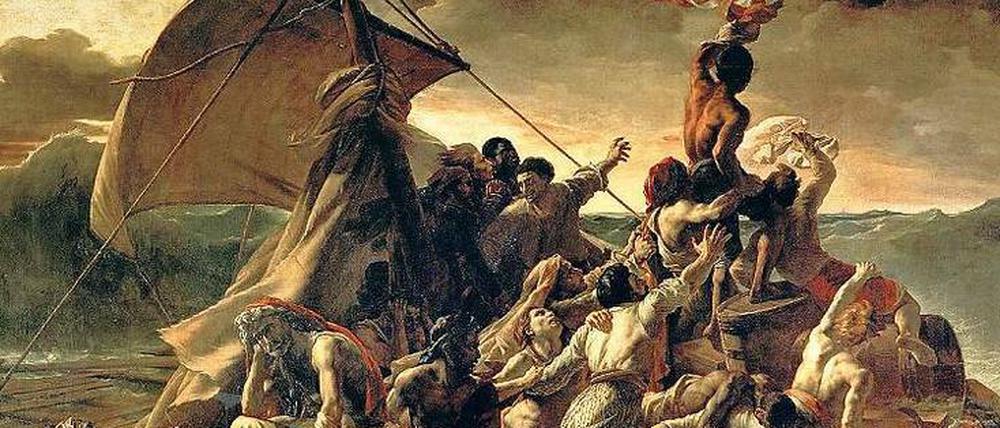 Théodore Géricaults Gemälde „Das Floß der Medusa“ von 1819.