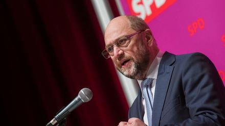 SPD-Kanzlerkandidat Martin Schulz 