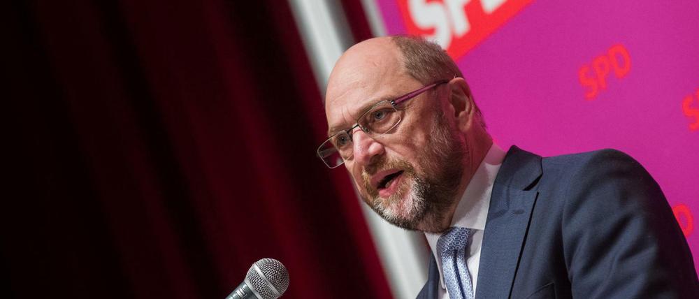 SPD-Kanzlerkandidat Martin Schulz