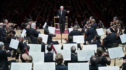 Dirigent Daniel Barenboim und die Staatskapelle Berlin.