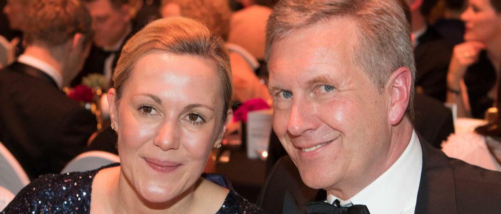 Wieder zusammen. Christian und Bettina Wulff, hier beim Ball des Sports am Samstag, stoppten ihre Scheidung.