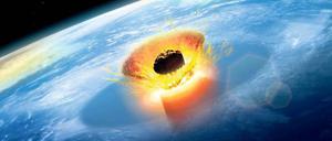 Vor rund 66 Millionen Jahren traf ein riesiger Meteorit die Erde.