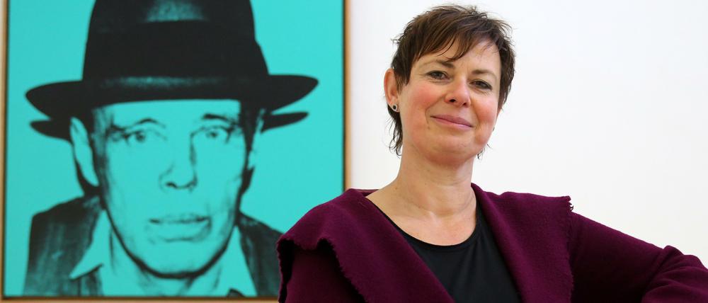 Zu besseren Zeiten. Bettina Paust 2012 im Beuys-Museum Schloss Moyland