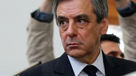 Der französische Präsidentschaftskandidat Fillon am Dienstag in Romilly-sur-Seine.