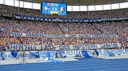 Einige Hertha-Fangruppen fühlen sich vom Verein nicht mehr Ernst genommen.