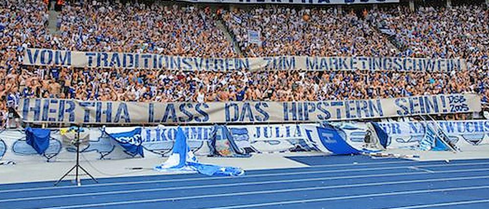 Einige Hertha-Fangruppen fühlen sich vom Verein nicht mehr Ernst genommen.
