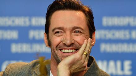 Hugh Jackman bei der Pressekonferenz zu "Logan".