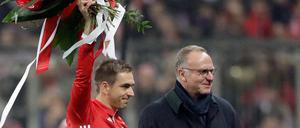 Lachen mit Philipp? Im Stadion ging das bei Karl-Heinz Rummenigge am Dienstag offenbar nur mit Mühe.