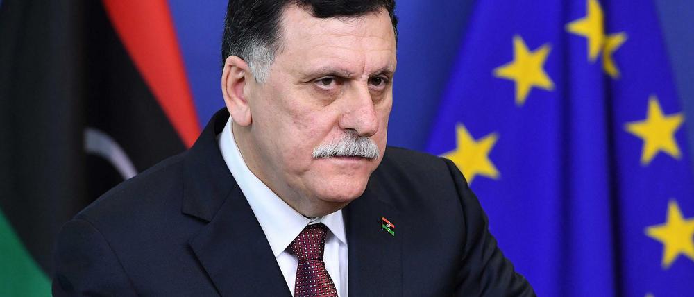 Der libysche Premierminister al Sarradsch. 