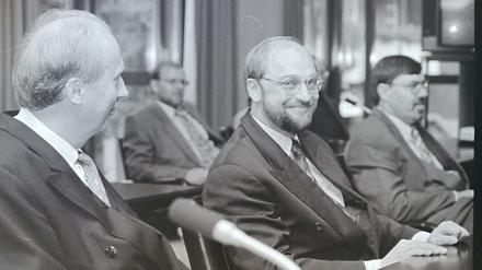 Martin Schulz beim Neujahrsempfang in Würselen 1993.