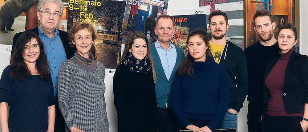 Sie wählen den besten Film im Forum: Valentina Kouziakina, Ludwig Kröber, Rita Zobel, Kristin Spindler, Jörn Heller, Louise Raspé, Manuel Edler, Gov Itamar,Patricia Rehemipour (v.l.)