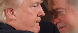 Die Einflüsterer: Donald Trump (links) und Stephen Bannon