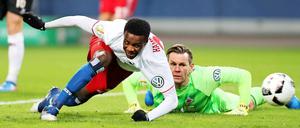 Gideon Jung erzielte für die Hamburger den Führungstreffer zum 1:0.
