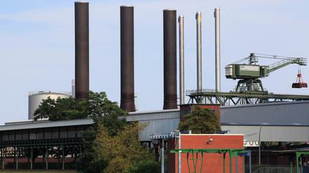 Das Moabiter Heizkraftwerk. Geht es nach der Politik, wird Fernwärme künftig durch Windstrom erzeugt