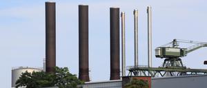 Das Moabiter Heizkraftwerk. Geht es nach der Politik, wird Fernwärme künftig durch Windstrom erzeugt