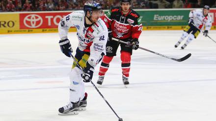 Comeback gegen die Haie. Marcel Noebels im März in der Play-off-Viertelfinalserie gegen Köln.