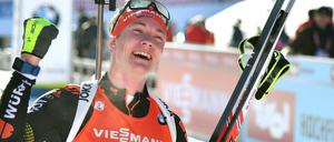 Benedikt Doll feiert den größten Erfolg seiner Karriere.