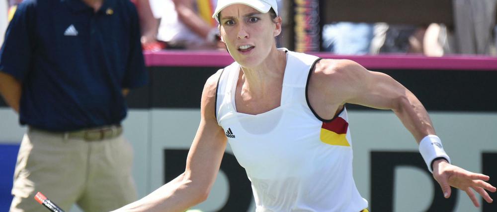 Andrea Petkovic brach in ihrem zweiten Spiel völlig ein.