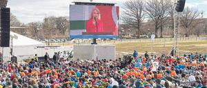 Erfinderin neuer Wahrheiten. Trump-Beraterin Kellyanne Conway. 