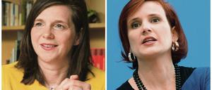 Grünen-Fraktionschefin Katrin Göring-Eckardt und Linken-Chefin Katja Kipping sind gegen ein Flüchtlingsabkommen mit Tunesien.