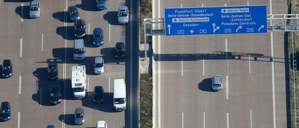 Stopp and go. Auf Brandenburgs Autobahnen kann es 2017 zu erheblichen Behinderungen kommen, weil der Beton saniert werden muss.