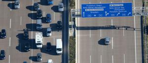 Stopp and go. Auf Brandenburgs Autobahnen kann es 2017 zu erheblichen Behinderungen kommen, weil der Beton saniert werden muss.