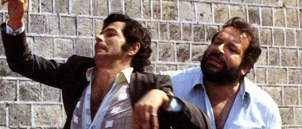 Haudrauf: Bud Spencer als "Plattfuß".