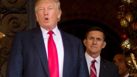 Ende einer Partnerschaft: Im Wahlkampf war General Michael Flynn an Donald Trumps Seite. Den Job als Sicherheitsberater ist er jetzt los.