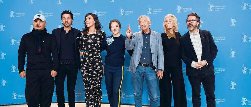 Die sieben Verschworenen. Wang Quan’an, Diego Luna, Maggie Gyllenhaal, Julia Jentsch.
