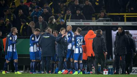 Knapp daneben, ist auch vorbei. Aber Hertha sollte nicht zu lange enttäuscht sein nach dem Pokal-Aus.