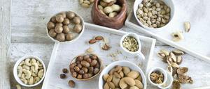 Nüsse haben fast alles, was der Mensch braucht. Vitamine, Ballaststoffe, Mineralstoffe, Omega 3, pflanzliche Eiweiße...
