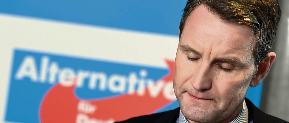 Der AfD Landesvorsitzende von Thüringen, Björn Höcke - zu Rechtsextremisten keine Berührungsängste?