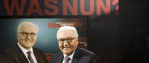 Der künftige Bundespräsident Frank-Walter Steinmeier in der ZDF-Sendung "Was nun, Herr Bundespräsident?"