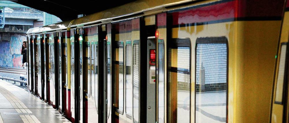 Die Berliner S-Bahn.