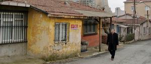 Ein Armutsviertel am Rande von Istanbul. 