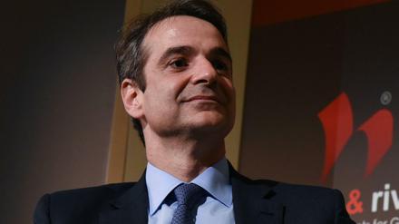 Der griechische Oppositionschef Kyriakos Mitsotakis. 