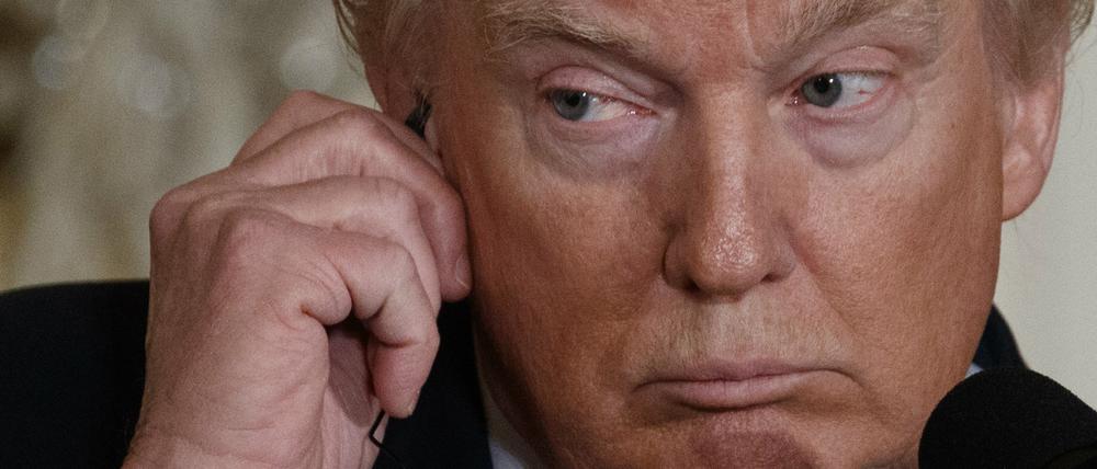 Irritiert: US-Präsident Donald Trump