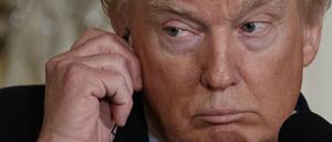 Irritiert: US-Präsident Donald Trump